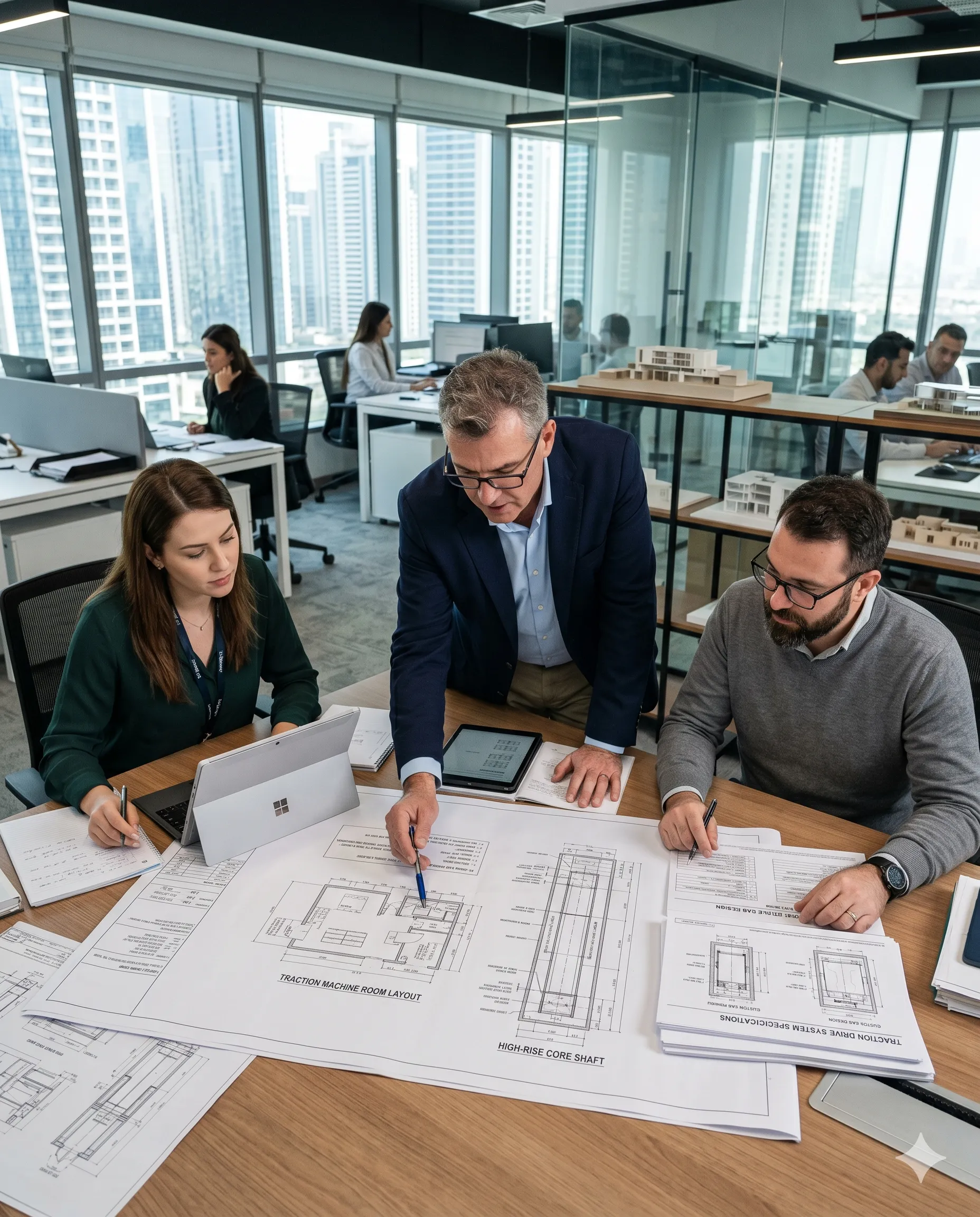 Customized traction elevator planning
